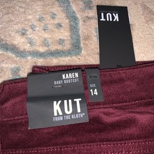 KUT velvet pants